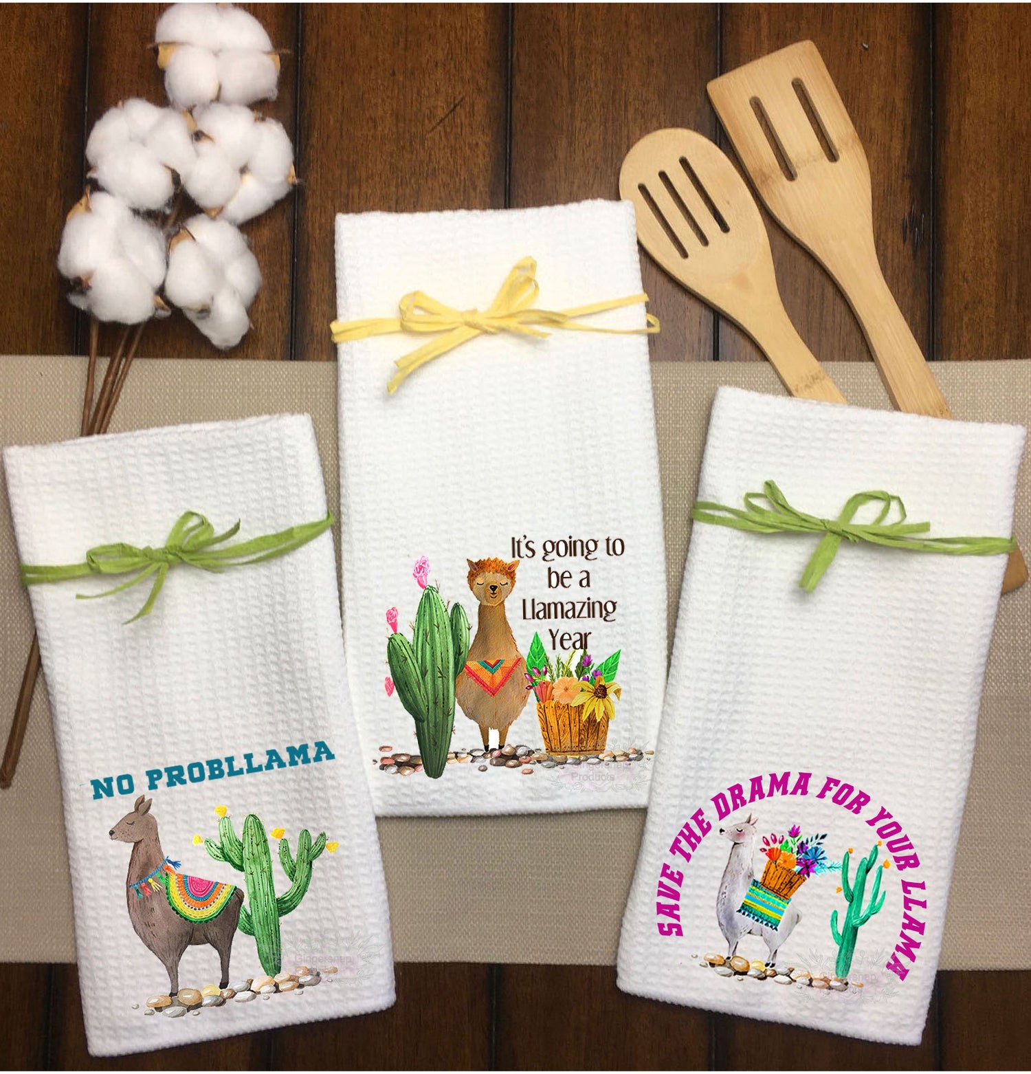 Llama Dish Towels